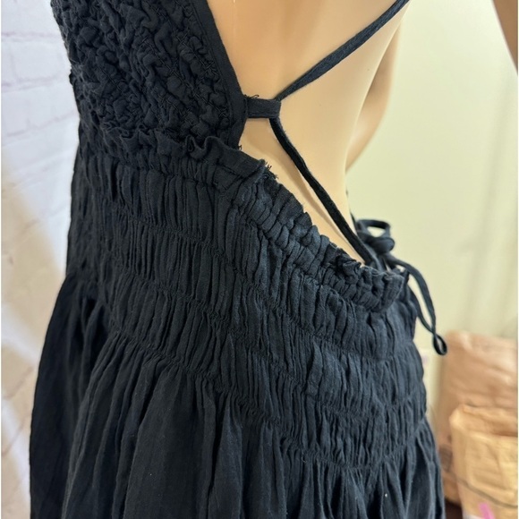 FREE PEOPLE Forever Favorite Mini Dress in black Super Sexy in size Medium NWT - Picture 6 of 16